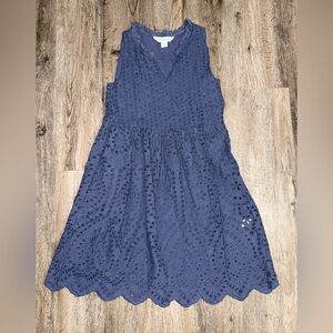 Sundance • A Line Eyelet Lace Fit and Flare Dress
